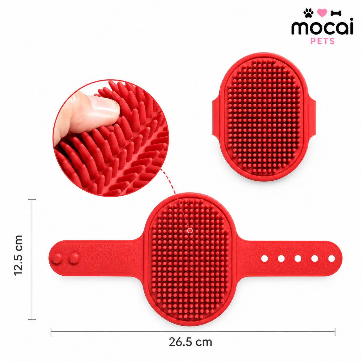 Cepillo de Silicona para Baño y Masaje