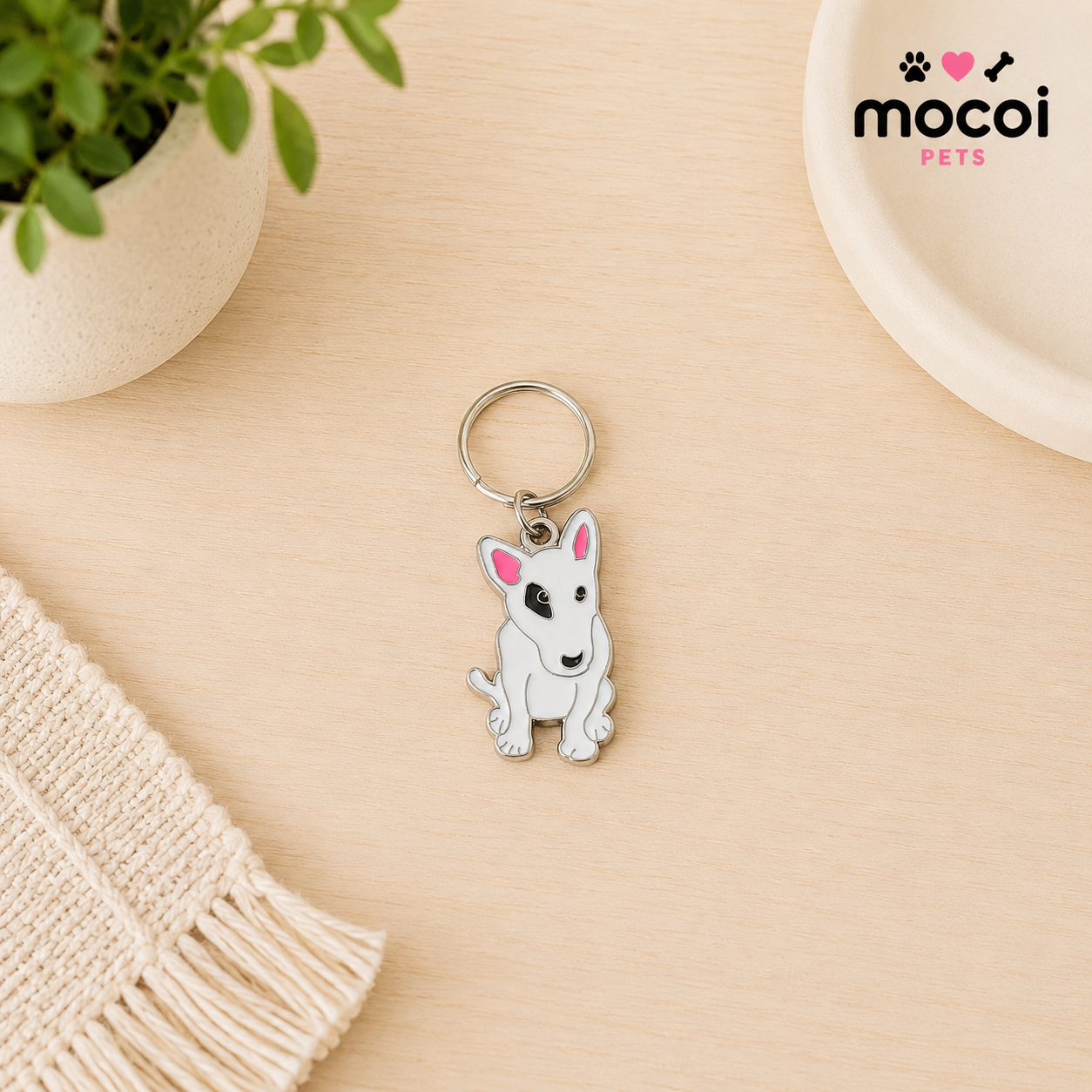 Placa Identificatoria Metálica para Perros