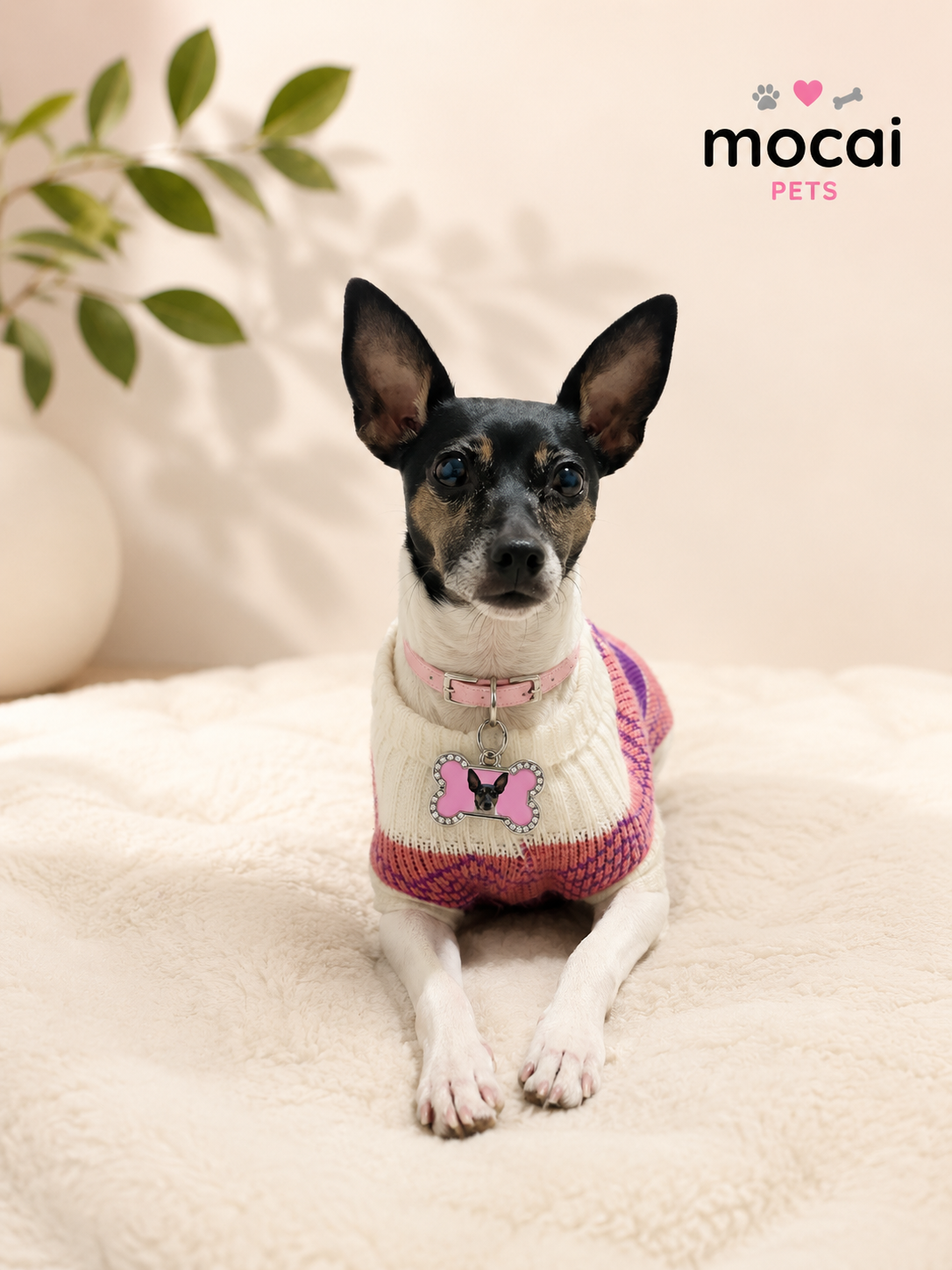 Placa de Identificación Personalizable con Foto para Perros