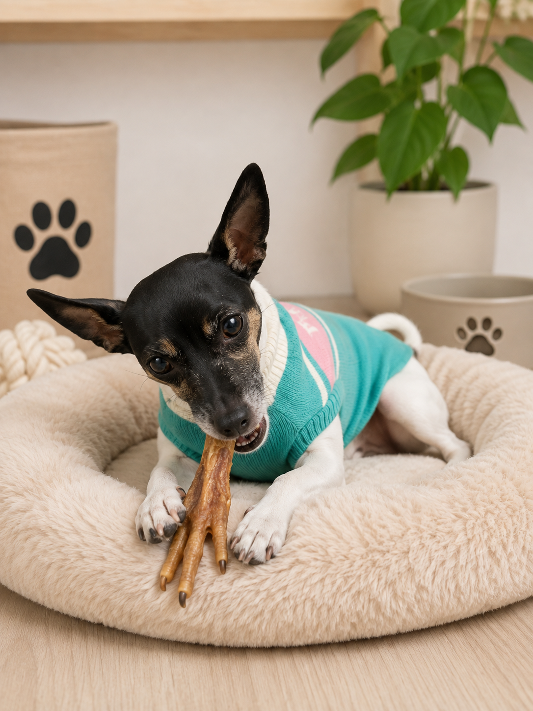 Snack Patas de Pollo Deshidratadas para Perros