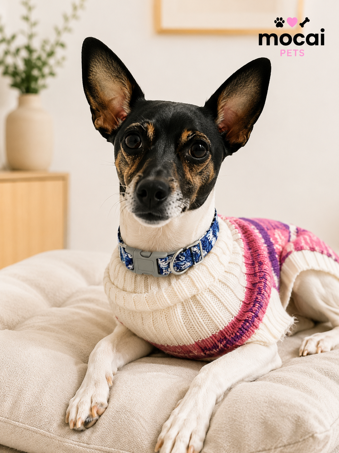 Collar Ajustable Estampado para Perros