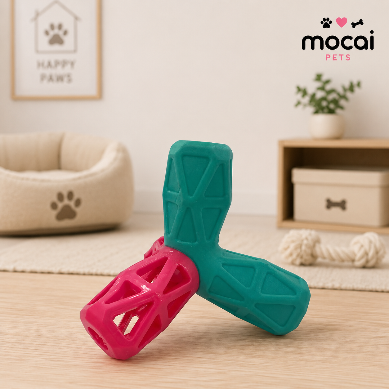 Juguete Interactivo de Goma para Perros