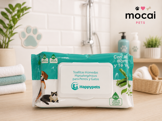 Toallitas Húmedas Hipoalergénicas para Perros
