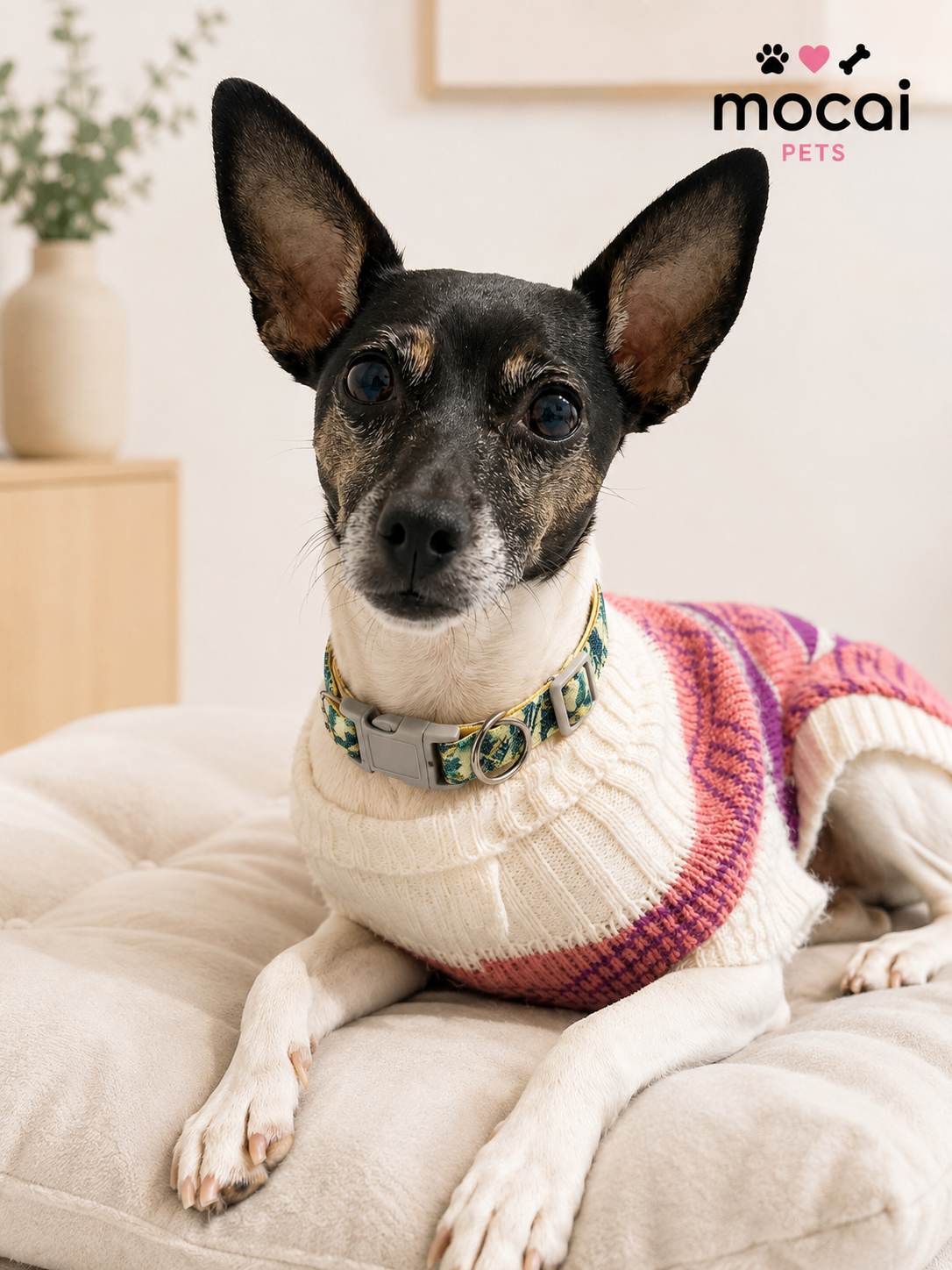 Collar Ajustable Estampado para Perros