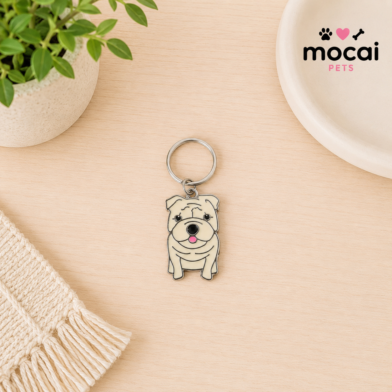 Placa Identificatoria Metálica para Perros