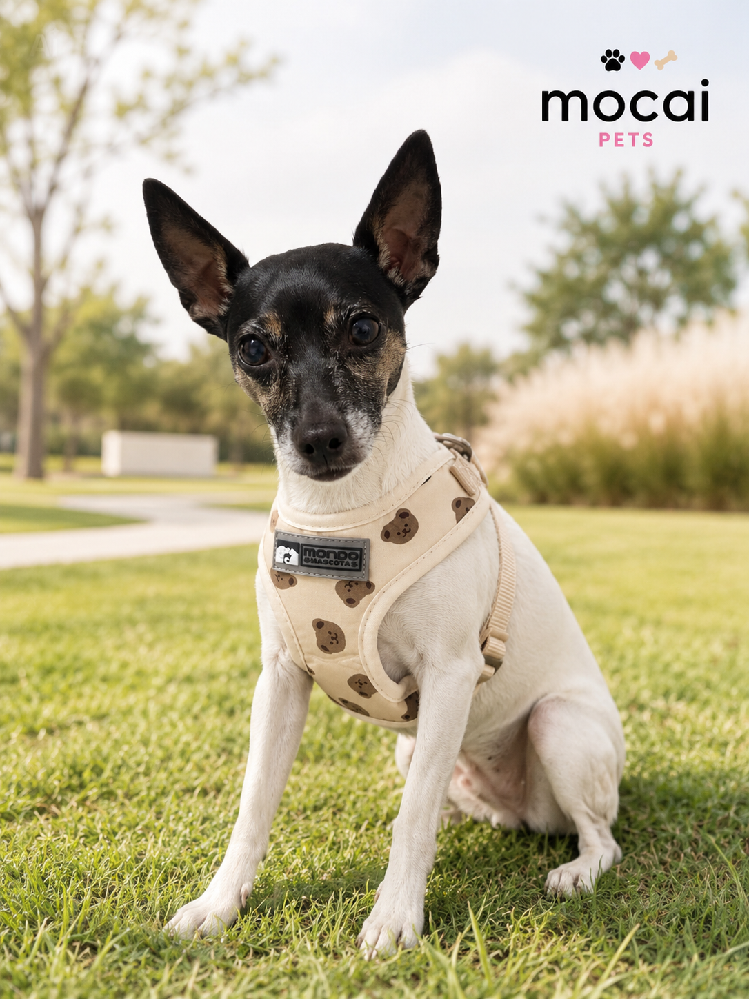 Arnés Ajustable para Perros – Diseño Ositos