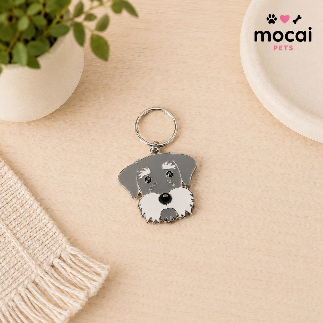 Placa Identificatoria Metálica para Perros